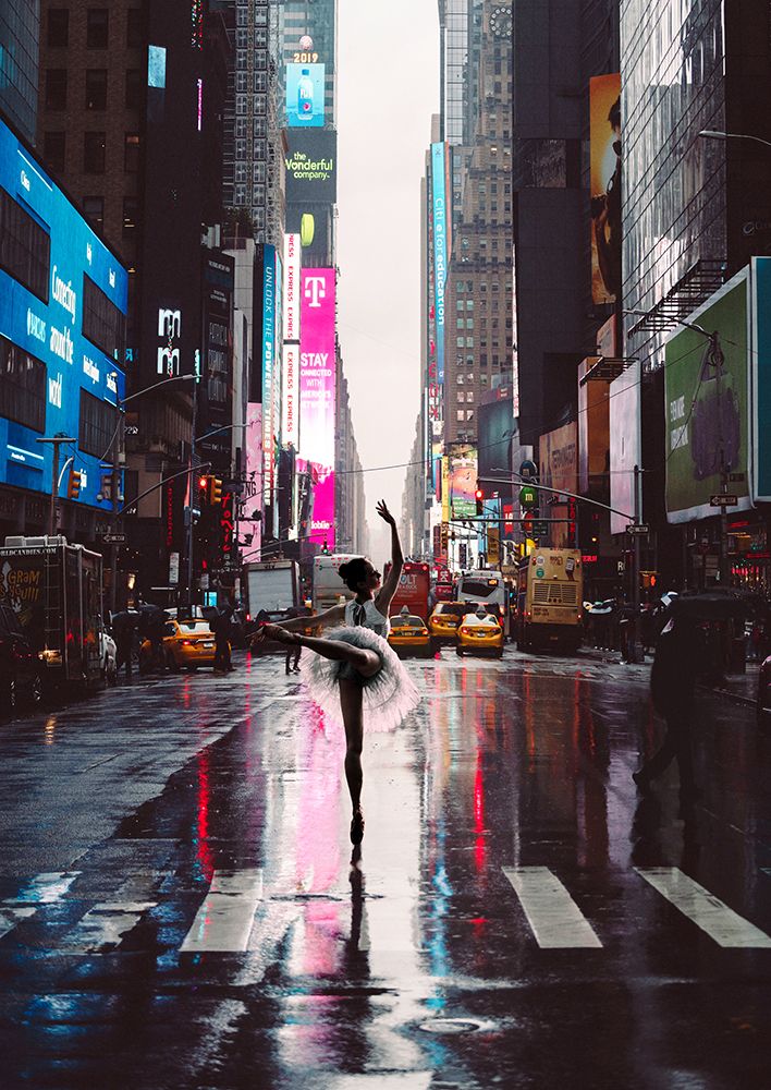 Manhattan Ballet II art print by Julian Lauren for $57.95 CAD