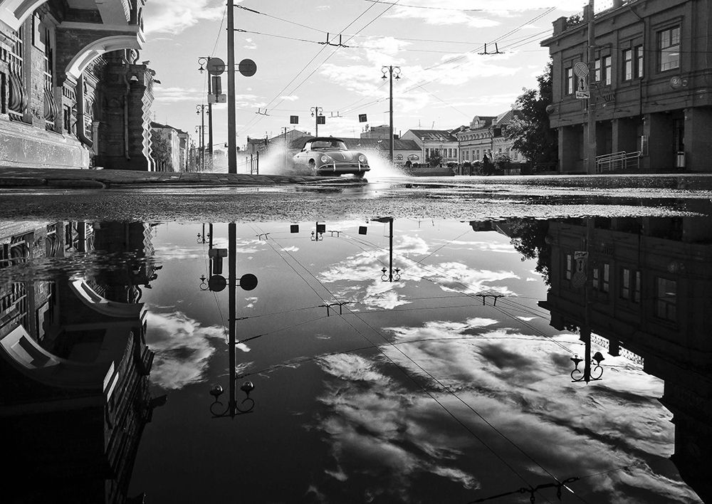 After the Rain  (BAndW) art print by Gasoline Images for $57.95 CAD