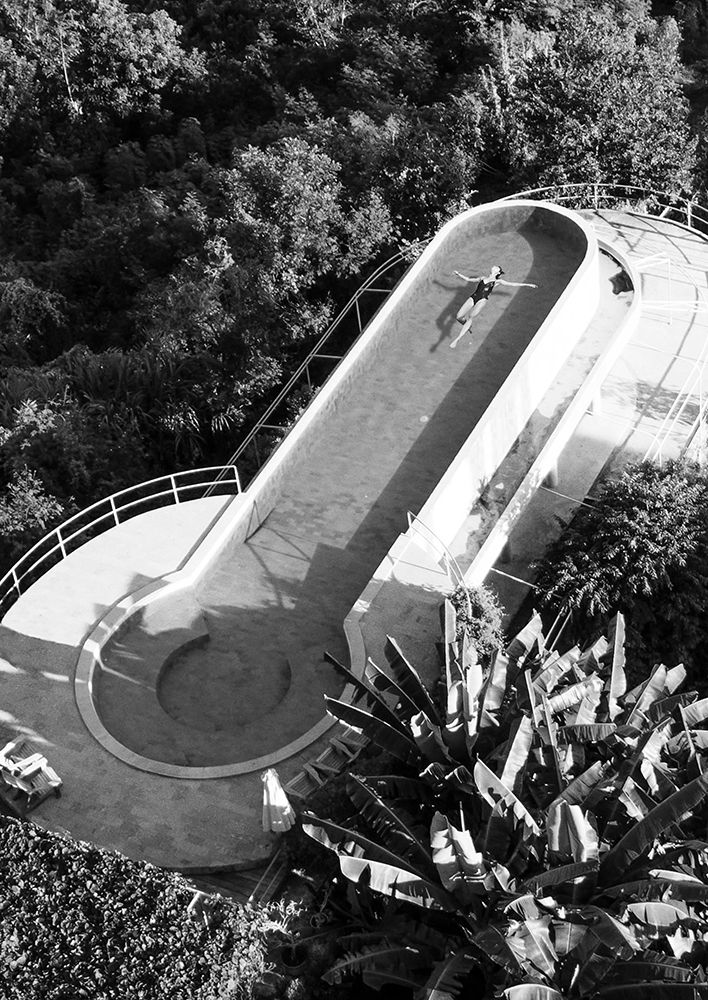 La Piscine I (BAndW) art print by Haute Photo Collection for $57.95 CAD