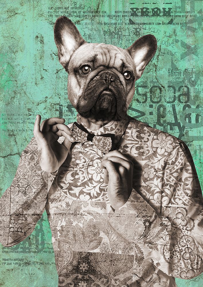 Dandy Boy (BAndW) art print by VizLab for $57.95 CAD