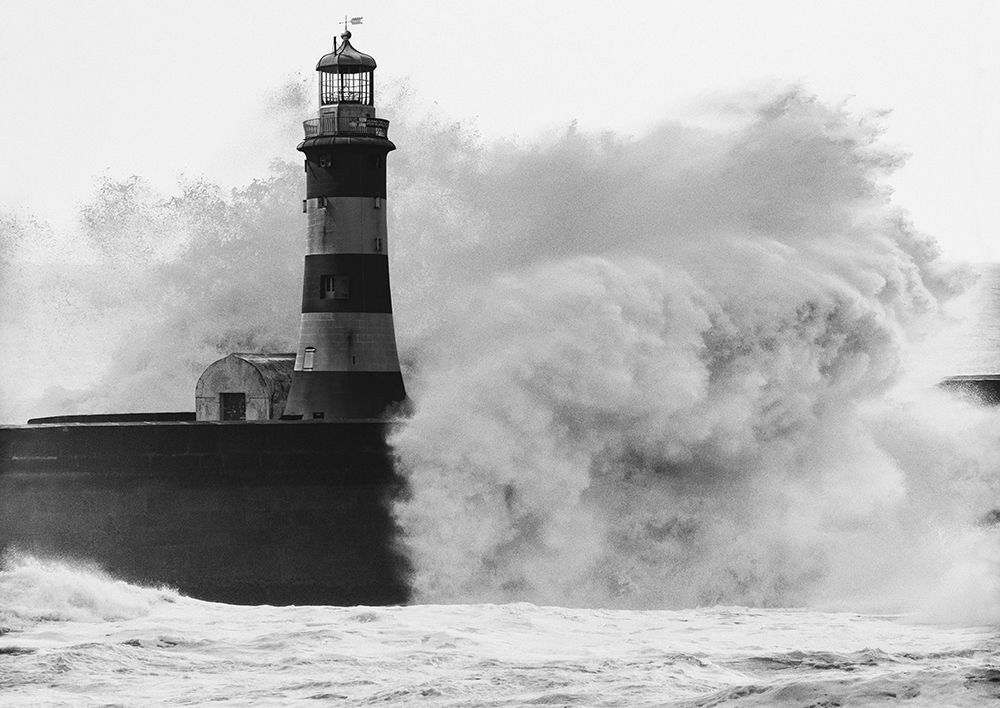 Lighthouse in Guadalupe (BAndW) art print by Pangea Images for $57.95 CAD