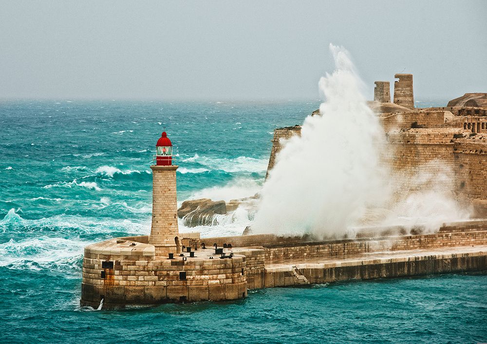 Lighthouse in the Storm art print by Pangea Images for $57.95 CAD