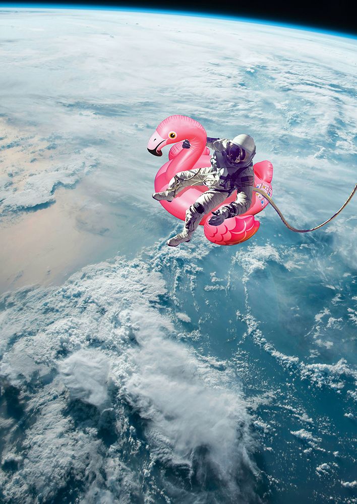 Space Splash (detail) art print by Astrolabs for $57.95 CAD