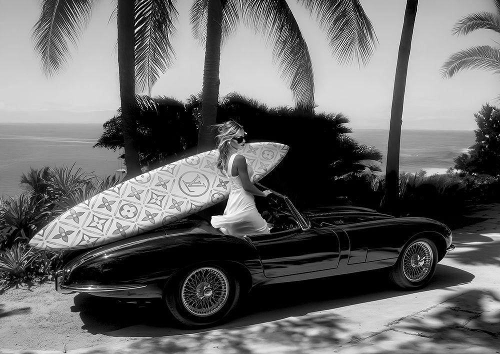 Surfin California art print by Julian Lauren for $57.95 CAD