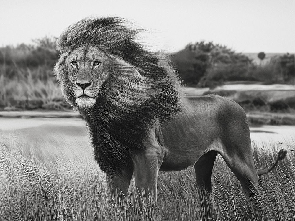 Serengeti King art print by Pangea Images for $57.95 CAD