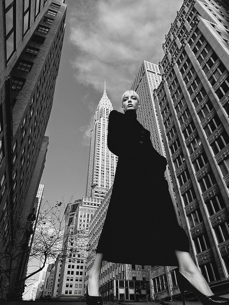 Walking in NYC art print by Julian Lauren for $57.95 CAD