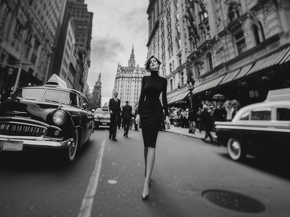 Crossing the Street art print by Haute Photo Collection for $57.95 CAD