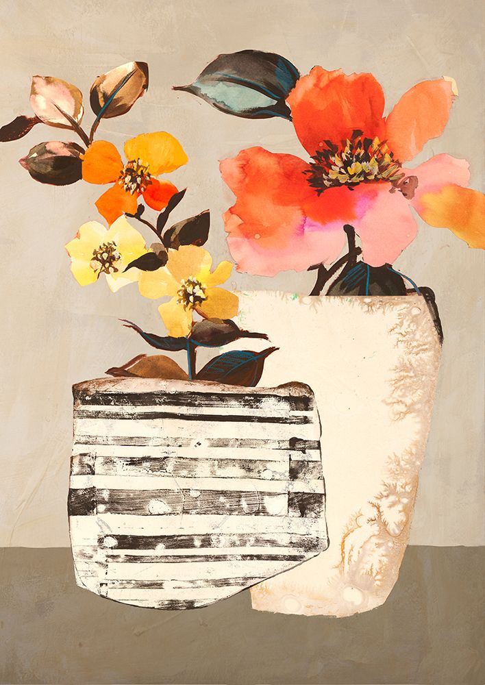 Funky Florals II art print by Leonardo Bacci for $57.95 CAD