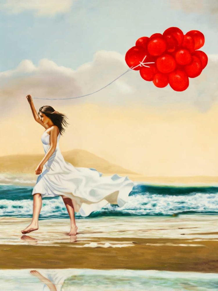 Collecting waves - detail art print by Pierre Benson for $57.95 CAD