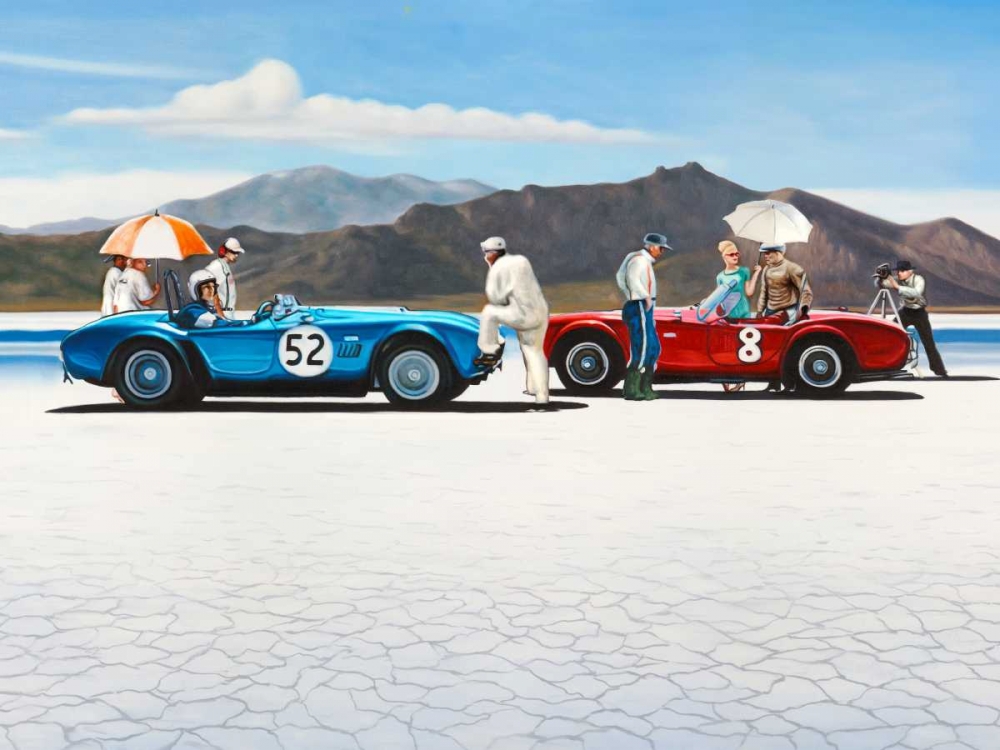 Bonneville Salt Plains - detail art print by Pierre Benson for $57.95 CAD