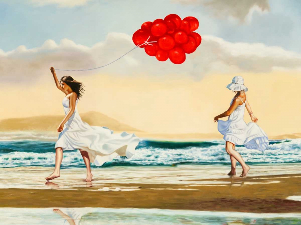 Collecting waves - detail art print by Pierre Benson for $57.95 CAD