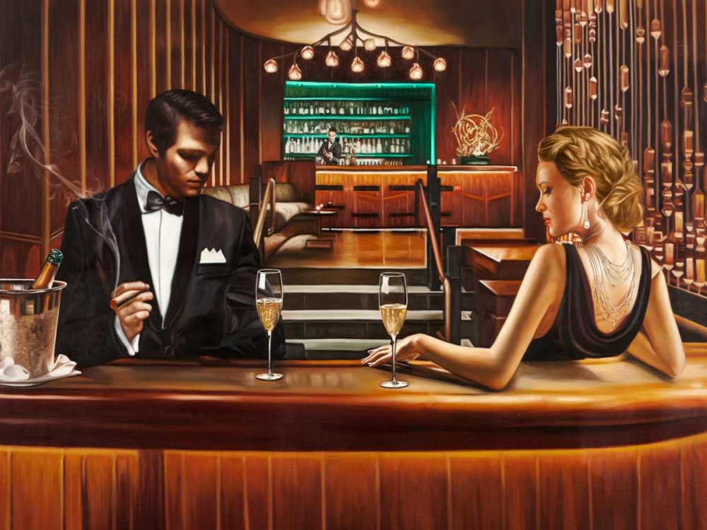 A Grand Night Out art print by Pierre Benson for $57.95 CAD