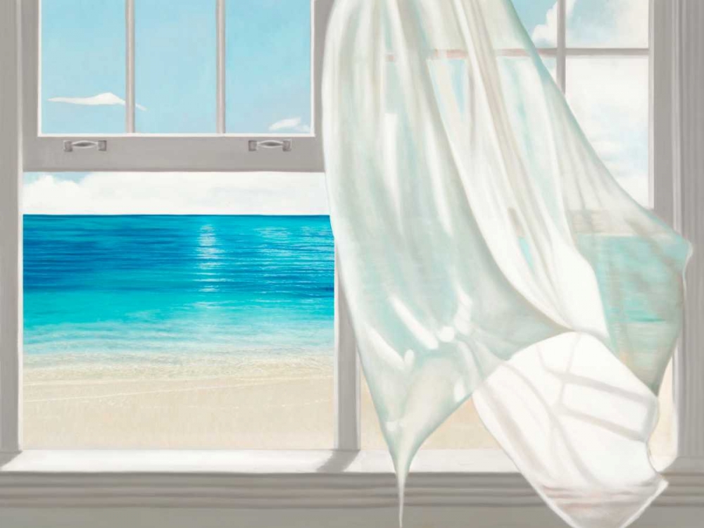 Emerald Seascape  (detail) art print by Pierre Benson for $57.95 CAD