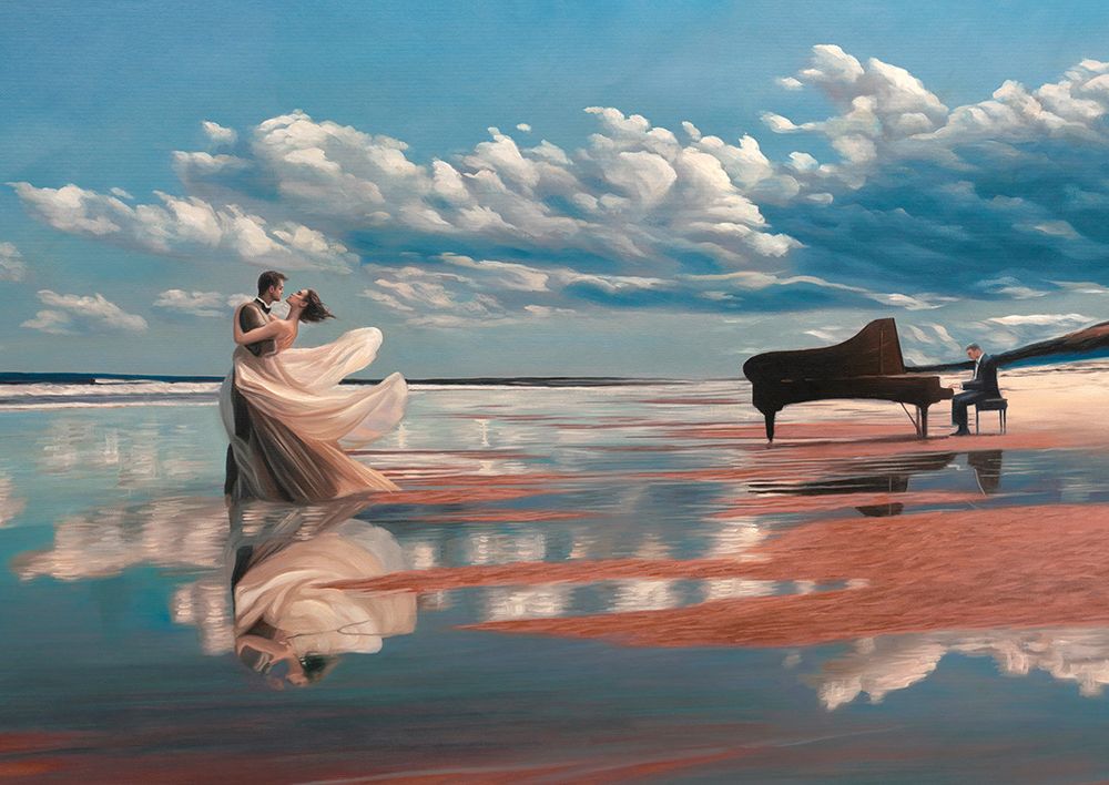 Dancing on the Clouds (detail) art print by Pierre Benson for $57.95 CAD