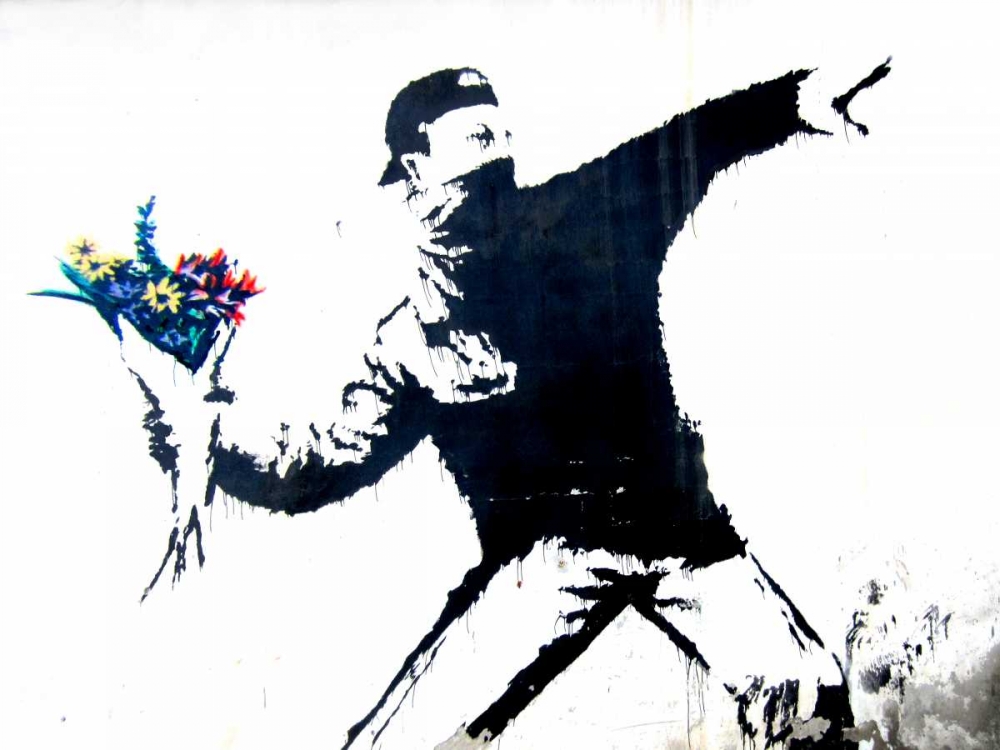 Bethlehem, Palestine (graffiti attributed to Banksy) art print by Anonymous (attributed to Banksy) for $57.95 CAD