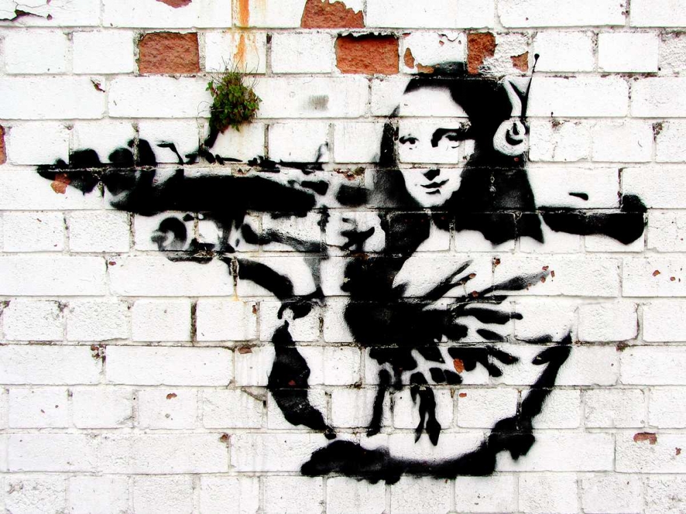 Noel Street, Soho, London (graffiti attributed to Banksy) art print by Anonymous (attributed to Banksy) for $57.95 CAD
