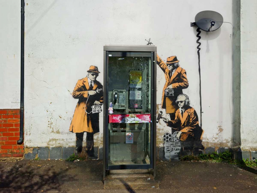 Fairview Road and Hewlett Road in Cheltenham, Gloucestershire art print by Anonymous (attributed to Banksy) for $57.95 CAD