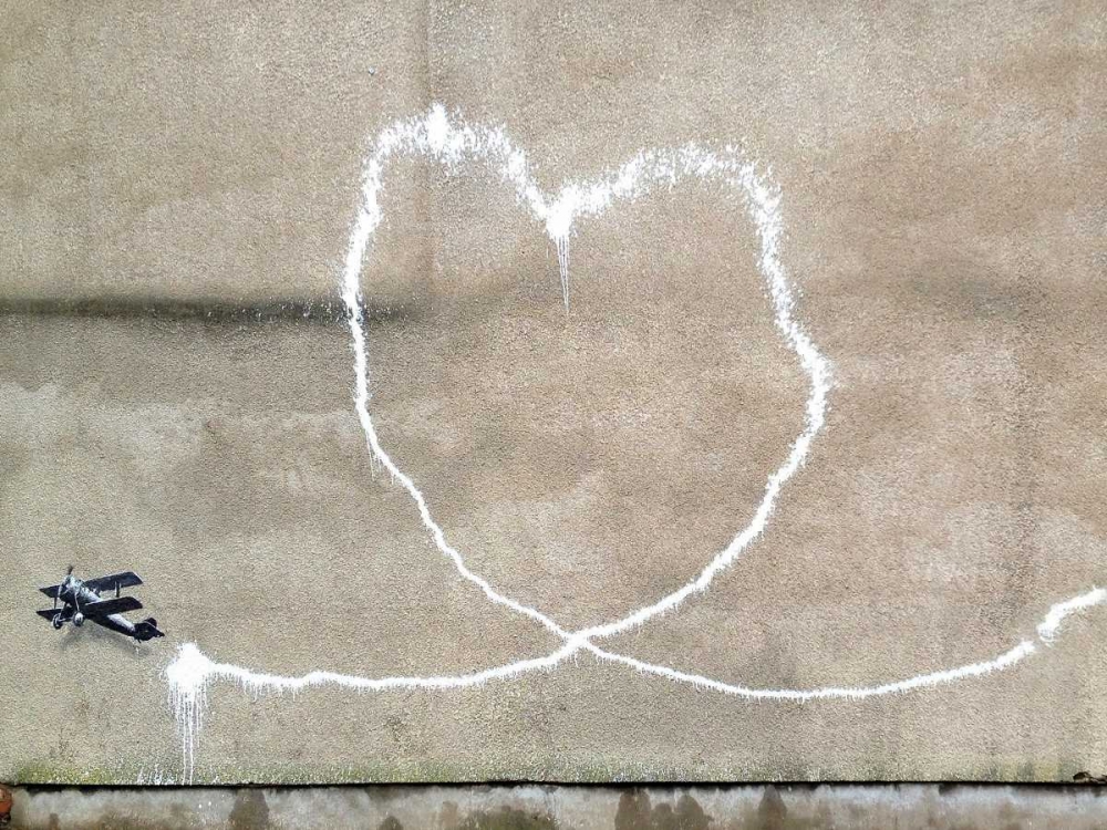 Rumford Street, Liverpool (graffiti attributed to Banksy), detail art print by Anonymous (attributed to Banksy) for $57.95 CAD