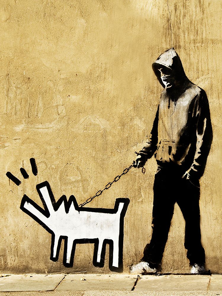 Grange Road - Bermondsey - London (graffiti attributed to Banksy) art print by Anonymous (attributed to Banksy) for $57.95 CAD