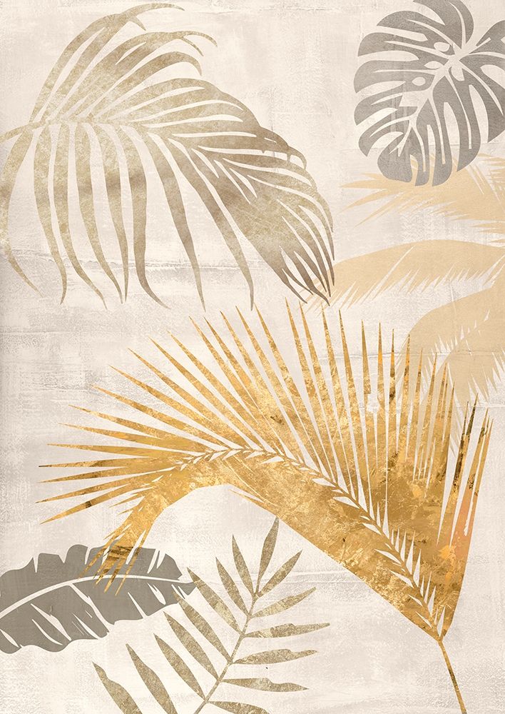 Palm Leaves Gold II art print by Eve C. Grant for $57.95 CAD