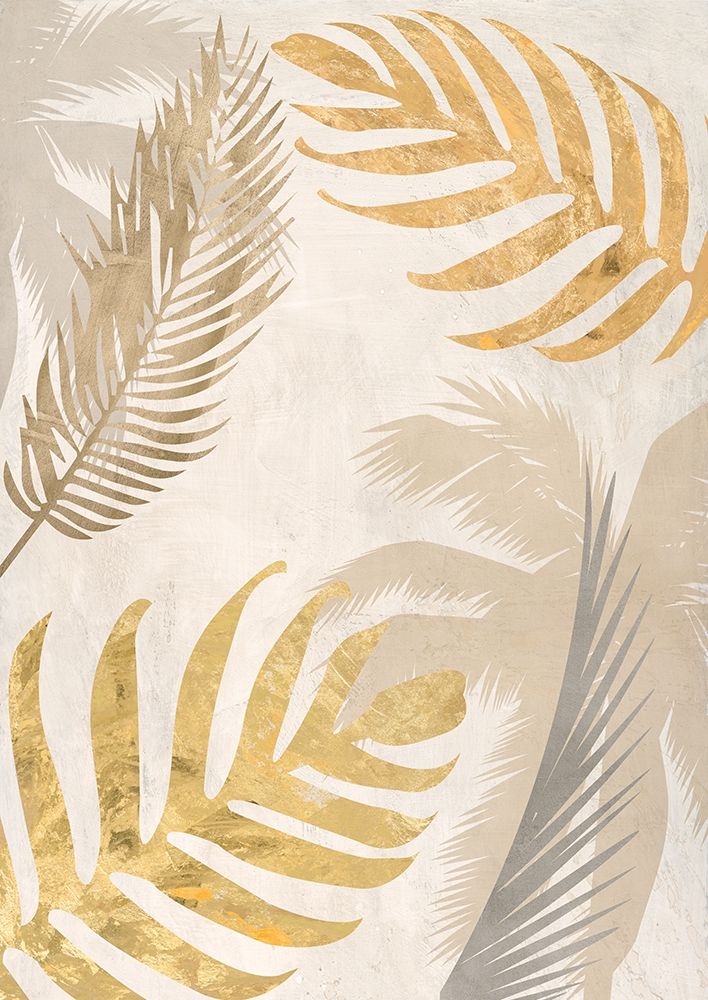 Palm Leaves Gold III art print by Eve C. Grant for $57.95 CAD