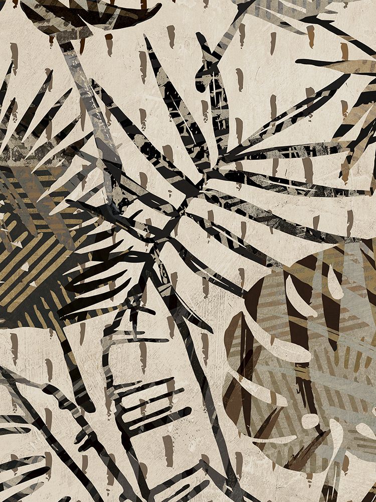 Grey Palms Panel II art print by Eve C. Grant for $57.95 CAD