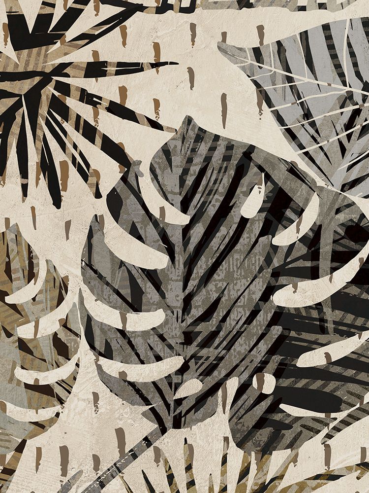 Grey Palms Panel III art print by Eve C. Grant for $57.95 CAD