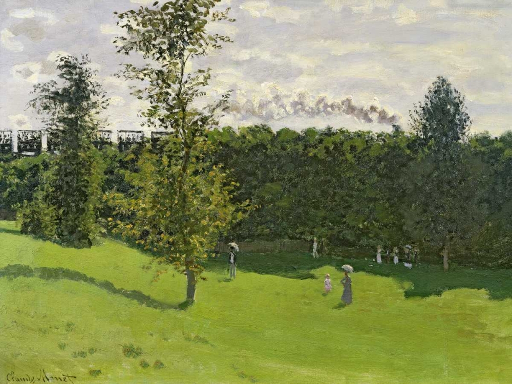 The Train in the Country art print by Claude Monet for $57.95 CAD
