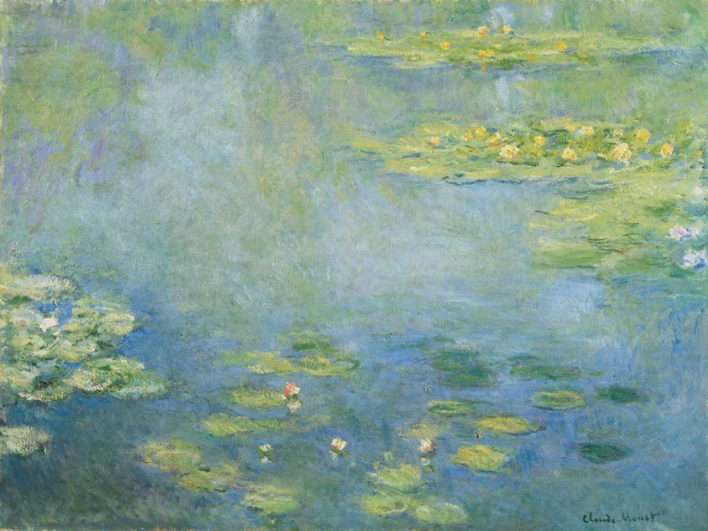 Waterlilies art print by Claude Monet for $57.95 CAD