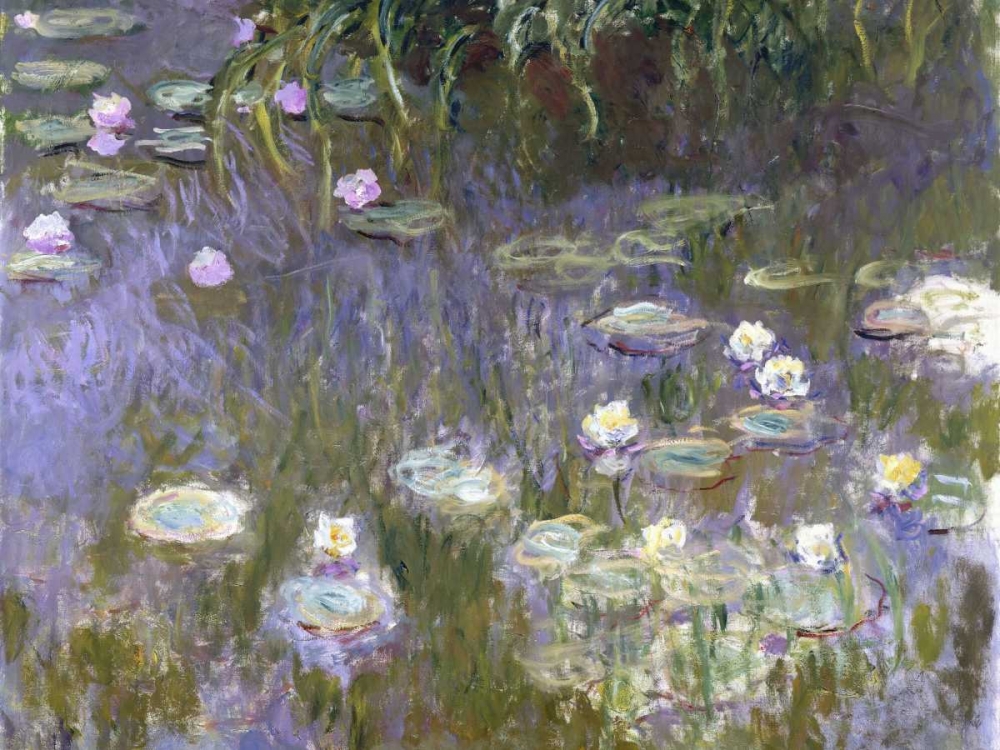 Water Lilies art print by Claude Monet for $57.95 CAD