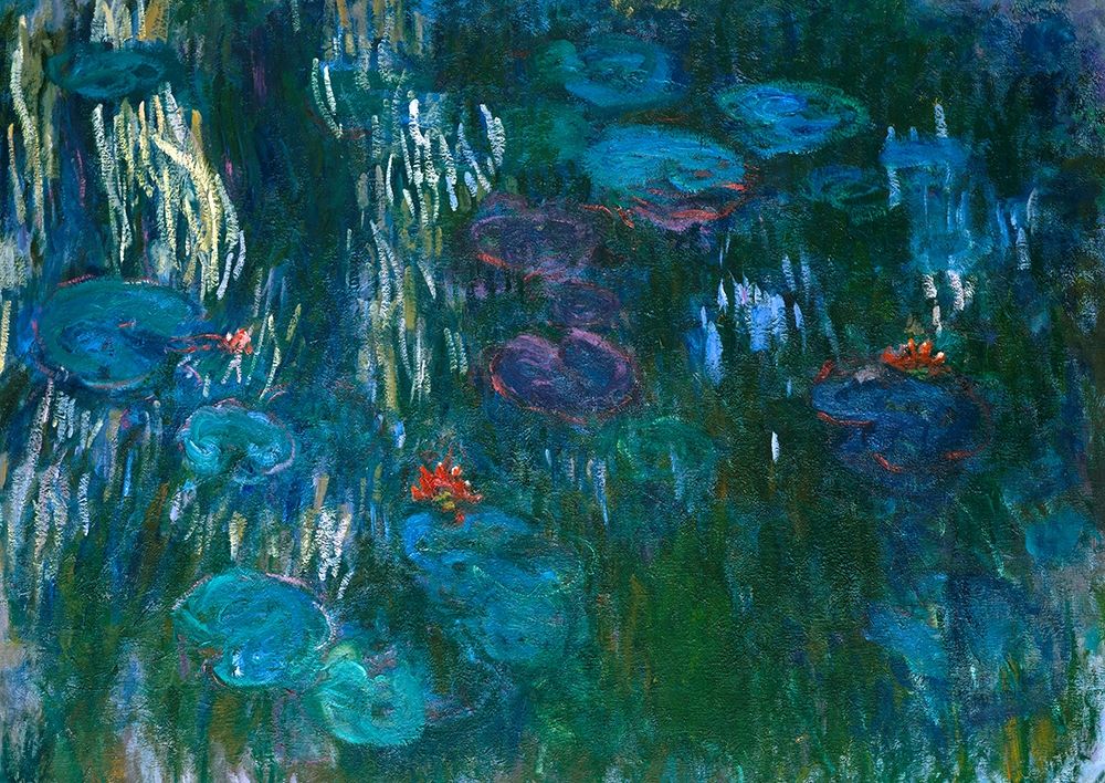 Water Lilies art print by Claude Monet for $57.95 CAD