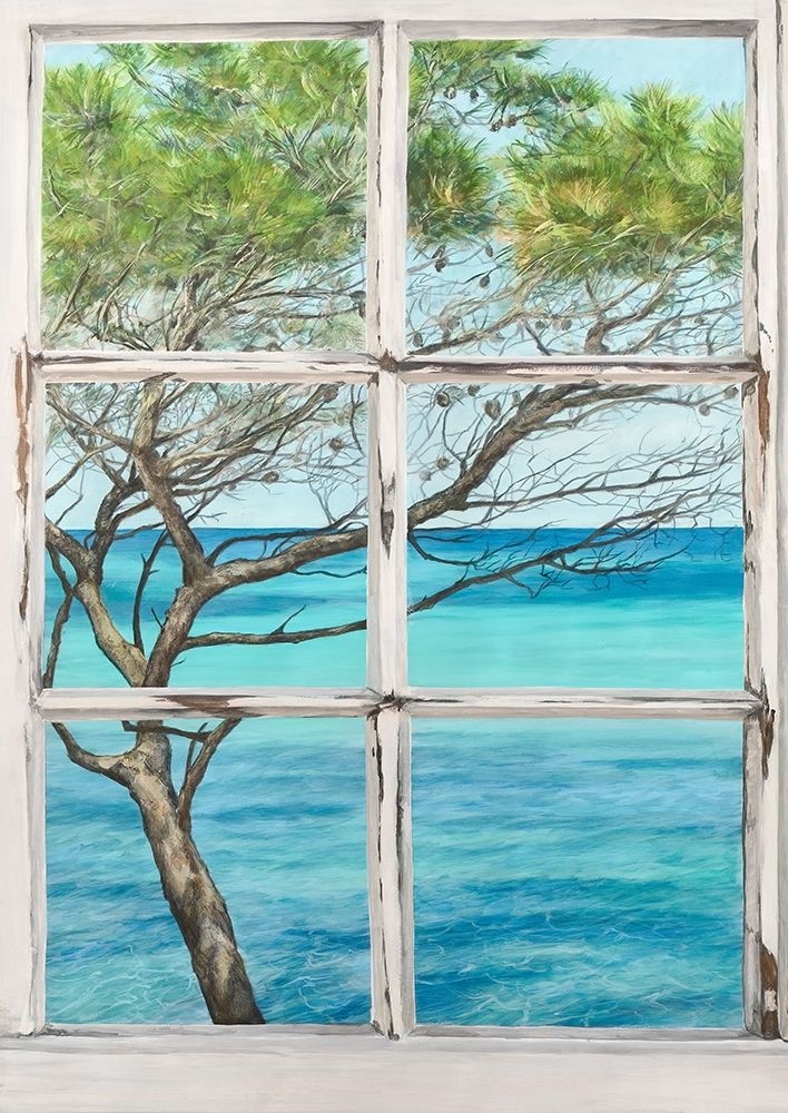 Mediterranee I art print by Remy Dellal for $57.95 CAD