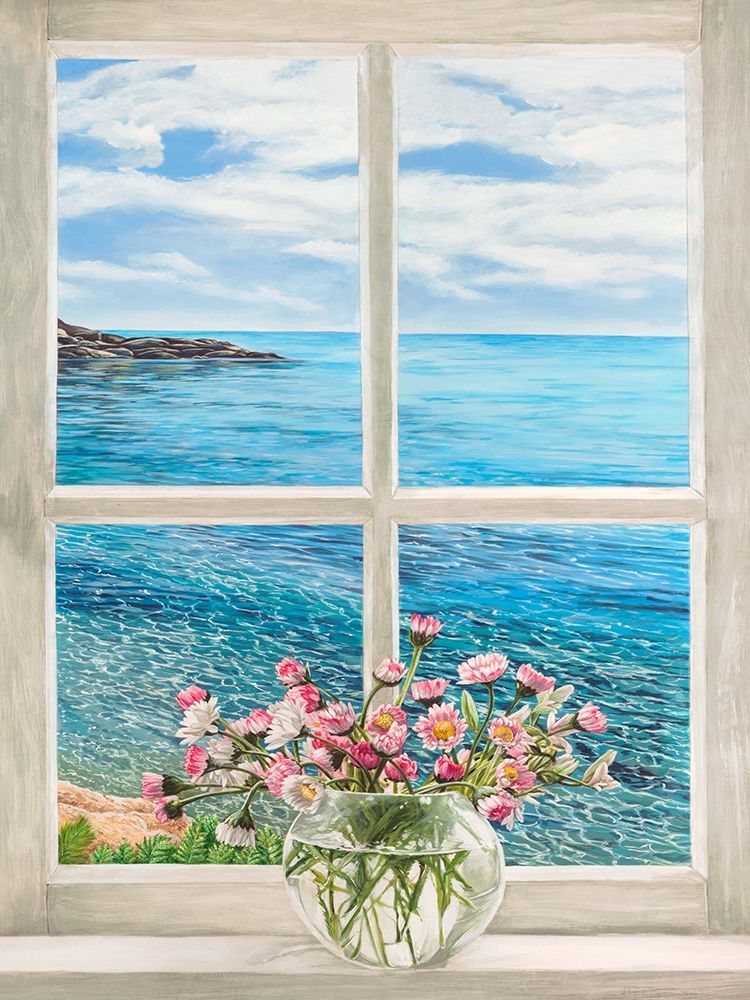 Baie mediterraneenne II art print by Remy Dellal for $57.95 CAD