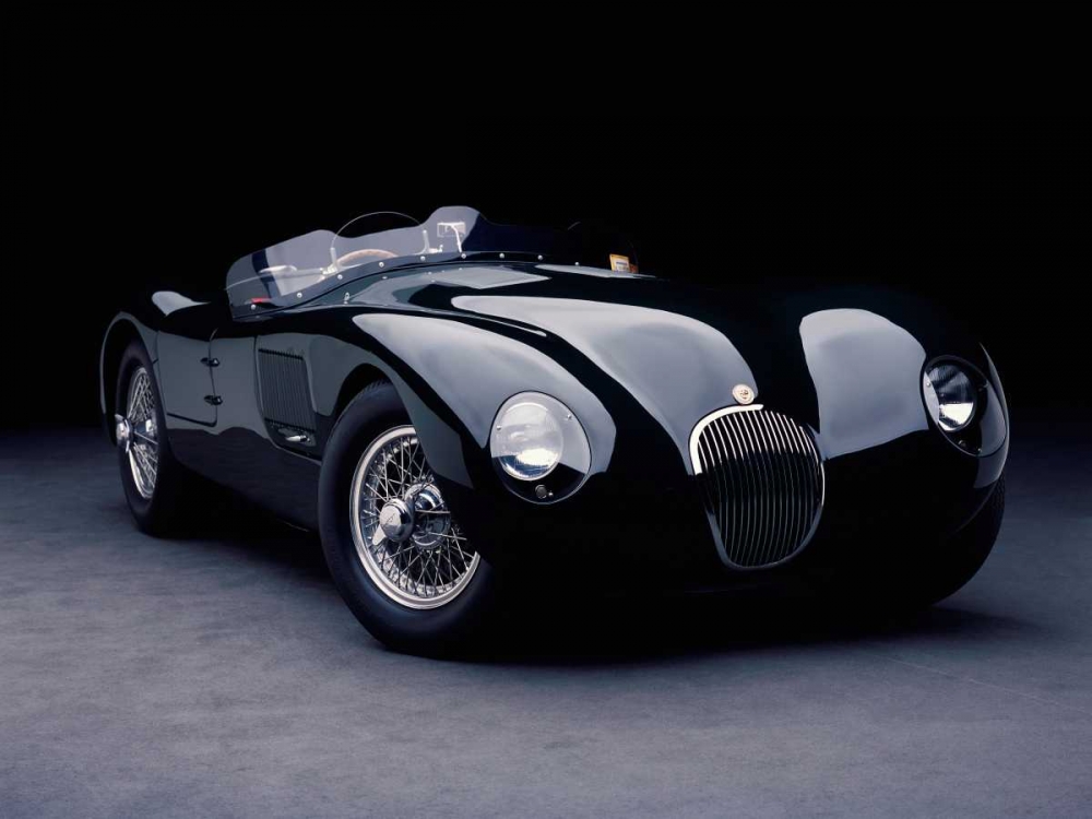 1951 Jaguar C-Type art print by Don Heiny for $57.95 CAD