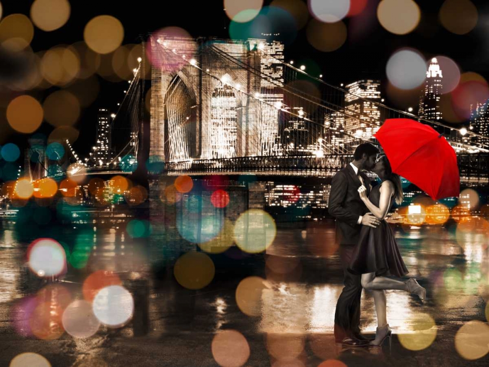 A Kiss in the Night art print by Dianne Loumer for $57.95 CAD