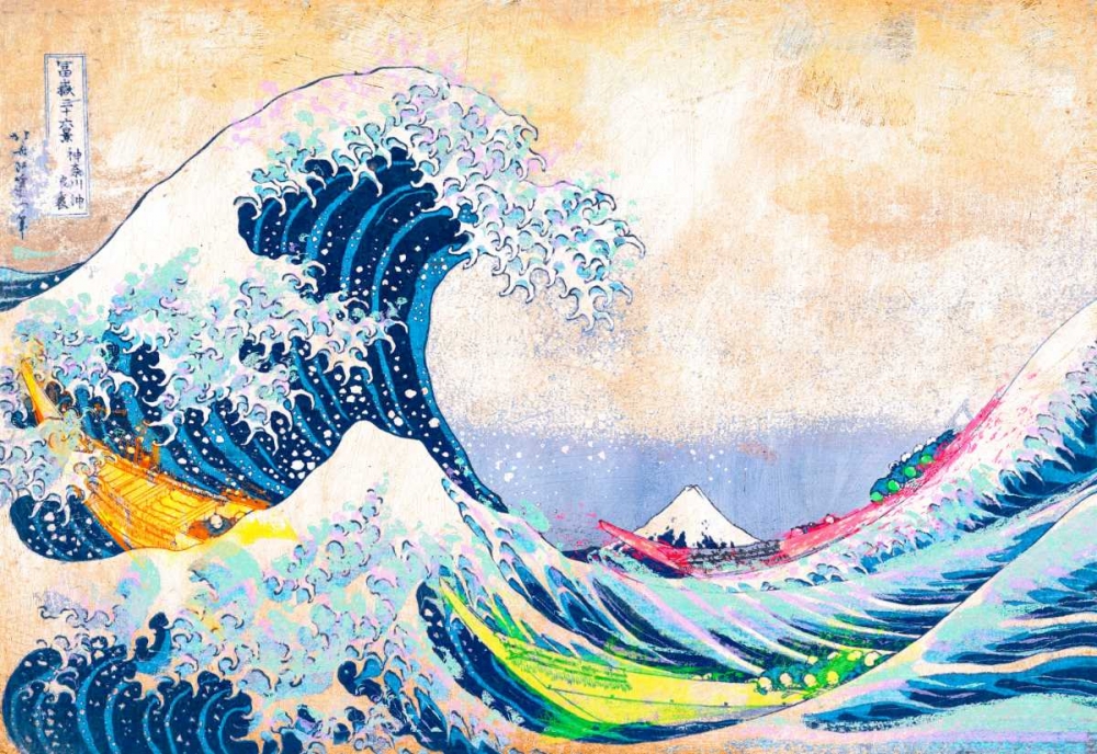 Hokusais Wave 2.0 art print by Eric Chestier for $57.95 CAD
