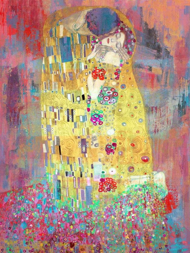 Klimts Kiss 2.0 art print by Eric Chestier for $57.95 CAD
