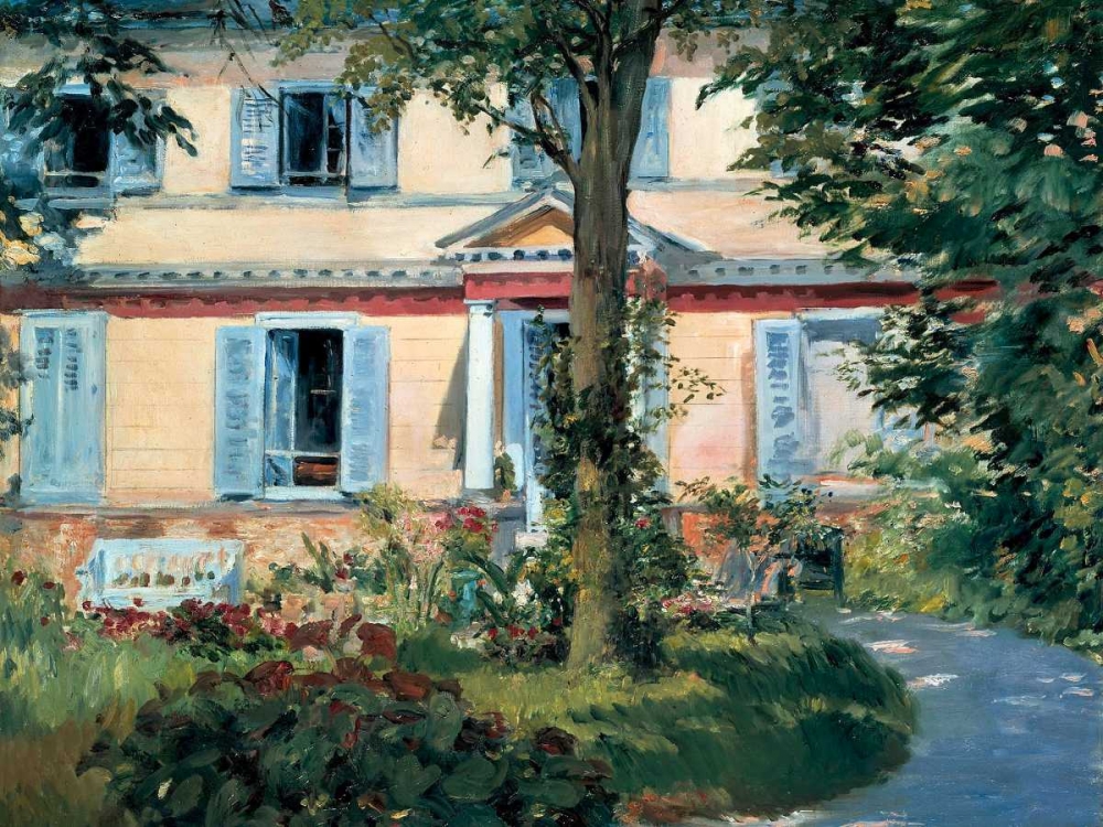The House at Rueil art print by Edouard Manet for $57.95 CAD