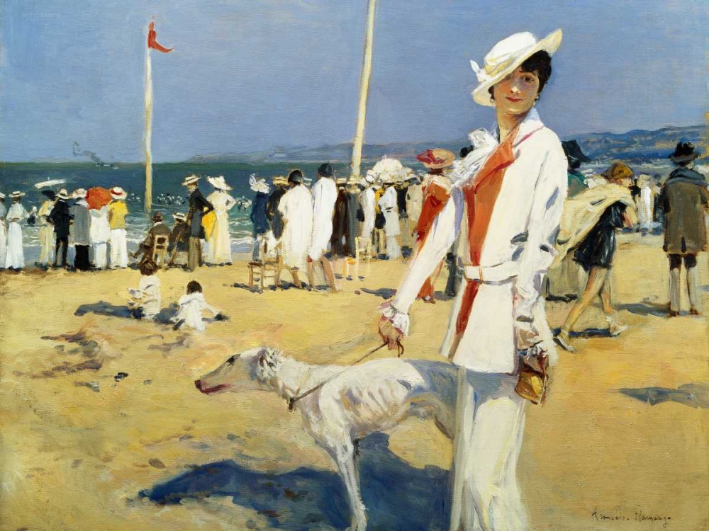 The Seaside art print by Francois Flameng for $57.95 CAD