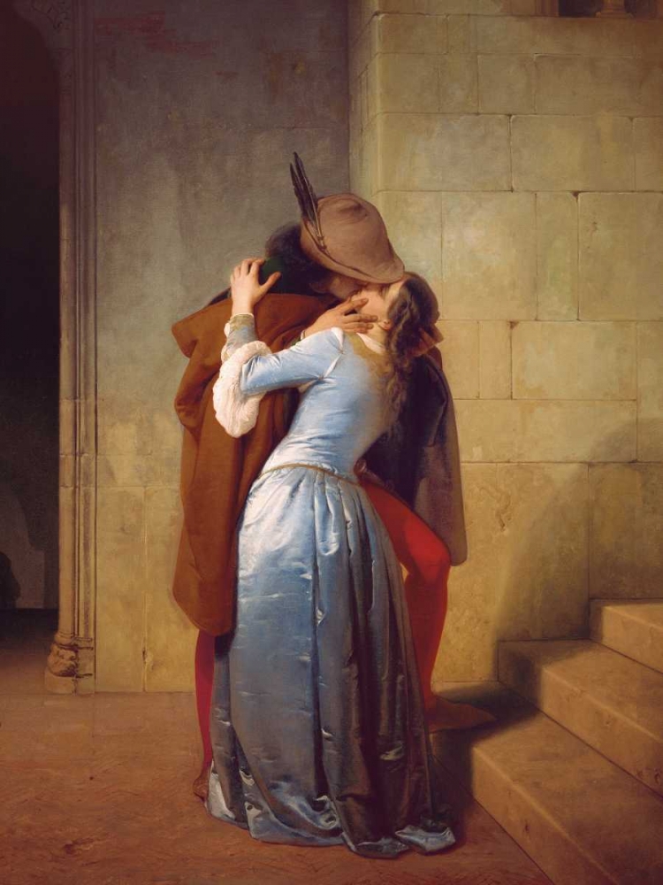 The Kiss art print by Francesco Hayez for $57.95 CAD