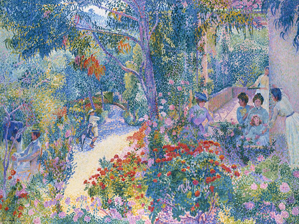 Afternoon in the Garden art print by Henri Edmond Cross for $57.95 CAD