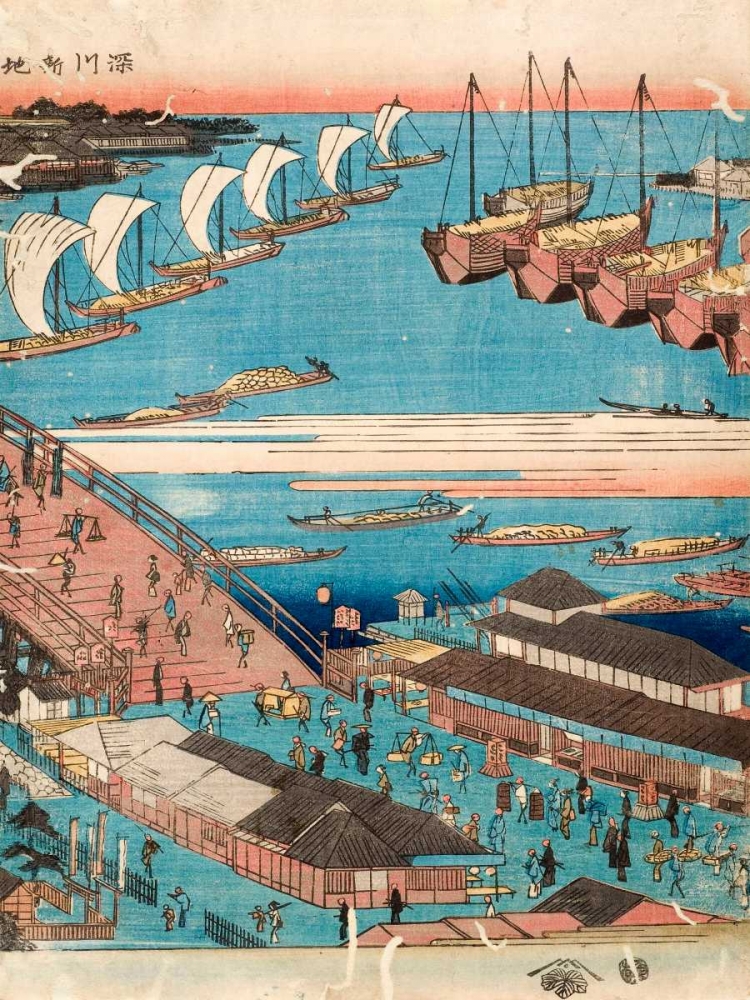Woodcut II art print by Ando Hiroshige for $57.95 CAD