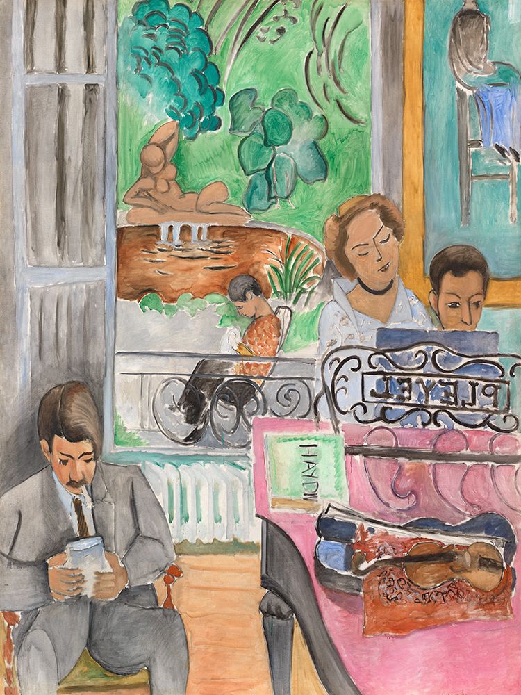 La lecon de musique art print by Henri Matisse for $57.95 CAD