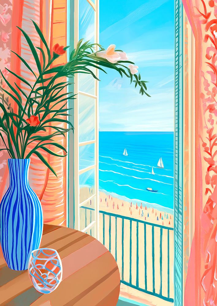 St. Tropez art print by Hernan Navarro for $57.95 CAD