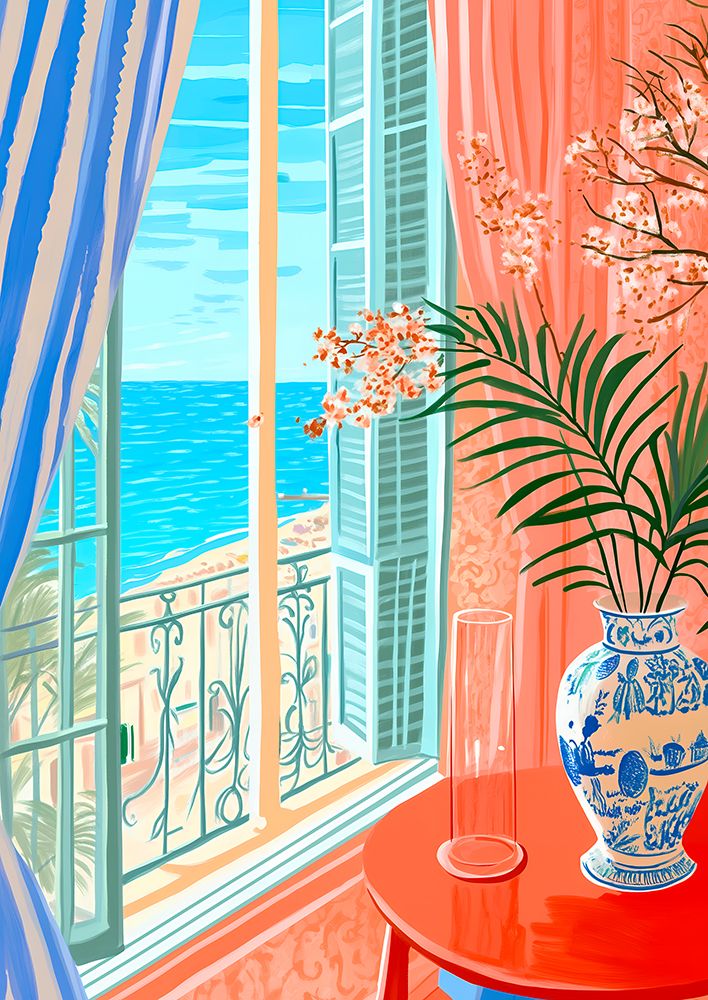 Antibes art print by Hernan Navarro for $57.95 CAD