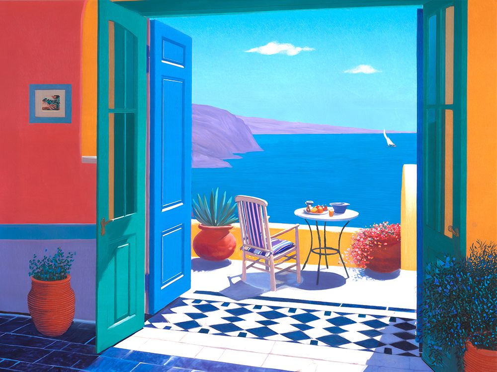 Terrace on the Sea art print by Hernan Navarro for $57.95 CAD