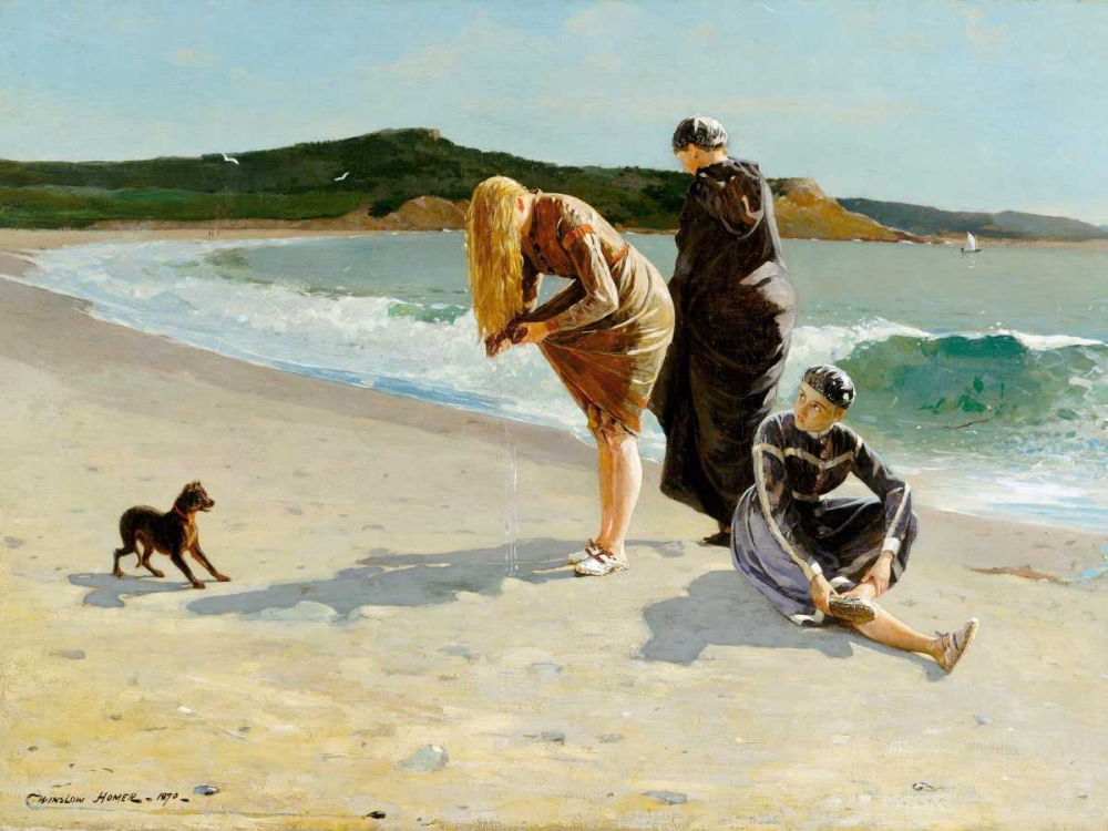 Eagle Head, Manchester, Massachusetts art print by Winslow Homer for $57.95 CAD