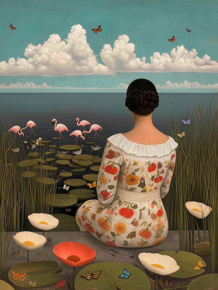 By the Lake art print by Jeanne Blondel for $57.95 CAD
