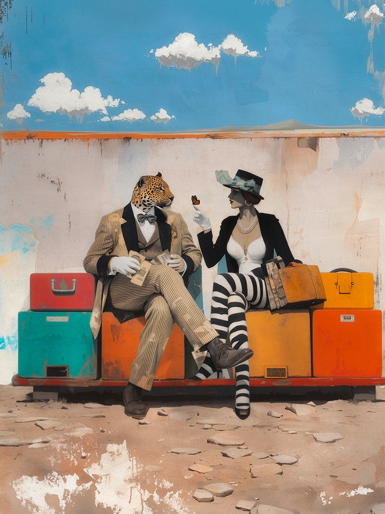 Travelling companions art print by Jeanne Blondel for $57.95 CAD