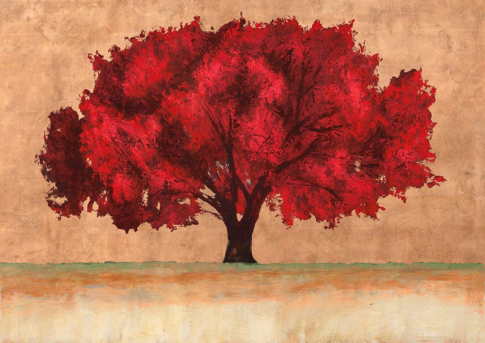 Golden red art print by Jan Eelder for $57.95 CAD
